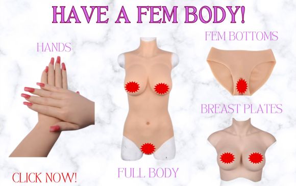 silicone breast forms and breast plates for crossdressing men, transwomen and MTF drag